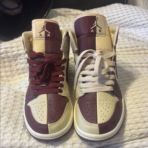 Air Jordan Two-Tone Sneakers